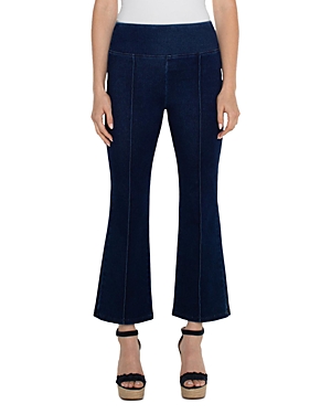 Shop Liverpool Los Angeles Pearl High Rise Ankle Flare Leg Jeans In Cheyenne