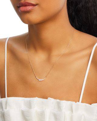 Diamond Bypass Necklace in 14K Yellow Gold, 0.30 tcw