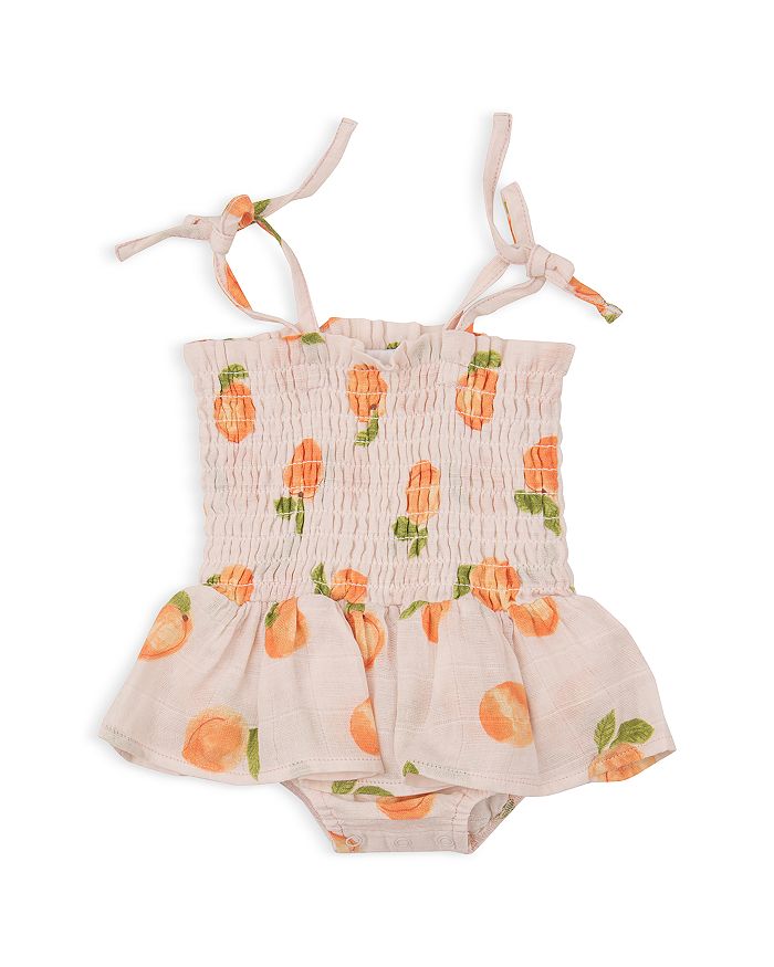 Muslin Smocked Tube Dress: Lemon Sorbet main image 1