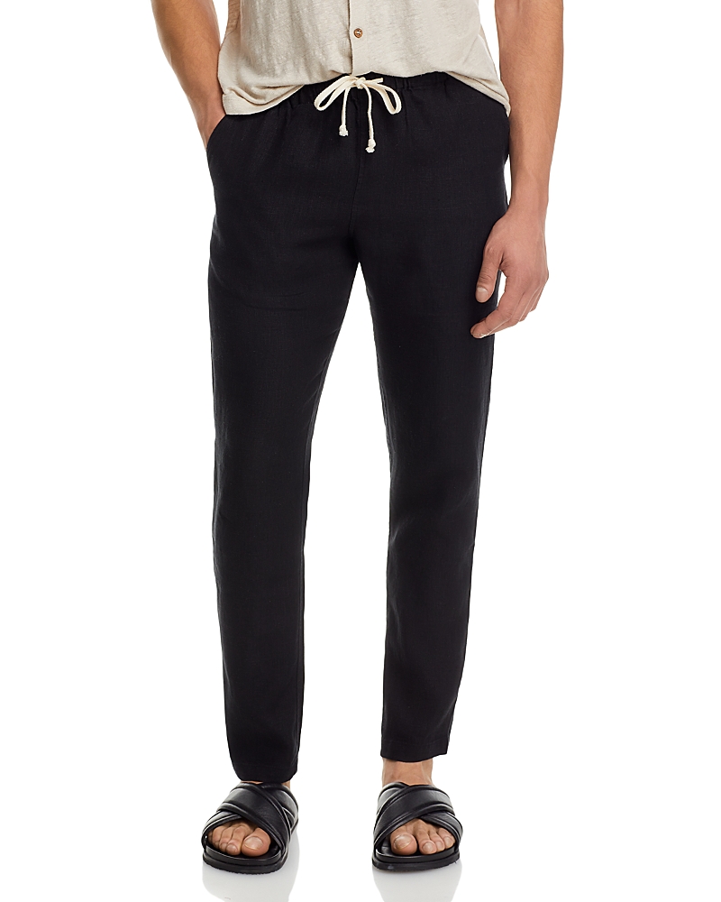 Alex Crane Bo Linen Regular Fit Drawstring Pants