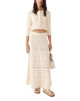 Jupe Josh Crochet Maxi Skirt