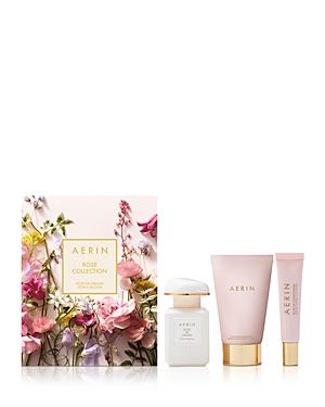 Aerin Rose De Grasse Joyful Bloom Beauty Essentials Gift Set In White