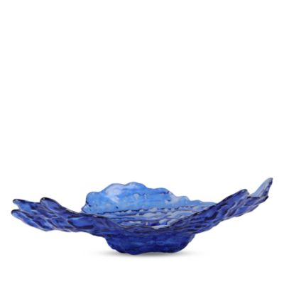 Ostrica Glass Blue Large Platter