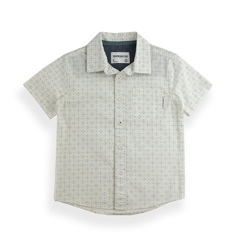 Sovereign Code Boys' Tom Shirt - Little Kid, Big Kid In Insight/ecru