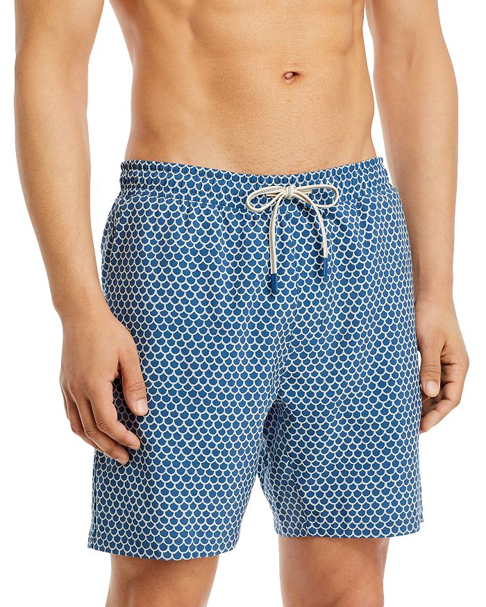 Faherty Men's Shorelite Printed Drawstring 7" Swim Trunks Bloomingdale's