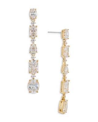 Nadri Cora Long Linear Drop Earrings
