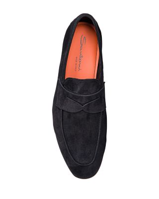 Carlos Suede Penny Loafers