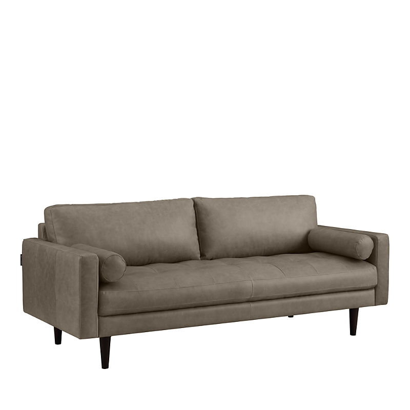 Chateau D'ax Rotolo Leather Sofa In Sand