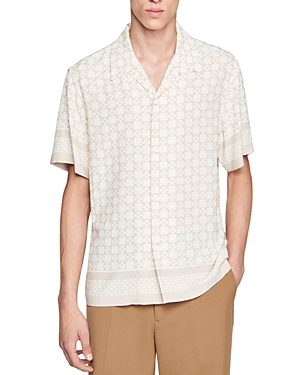 Sandro Cross Short Sleeve Shirt