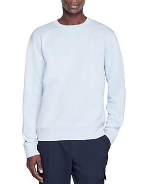 Sandro Crewneck Cotton Sweatshirt