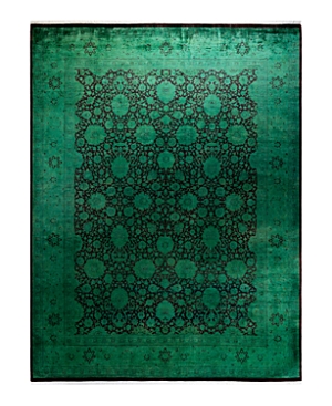 Shop Bloomingdale's Fine Vibrance M1590 Area Rug, 9'2 X 12'4 In Green