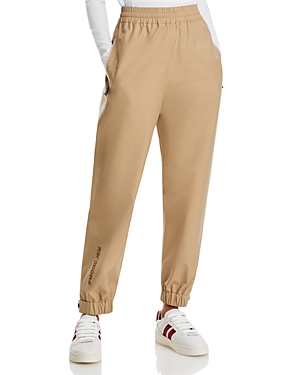 Shop Moncler Pull On Pants In Open Beige