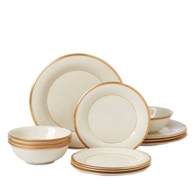 Lenox - Eternal 12-Piece Dinnerware Set, Service for 4