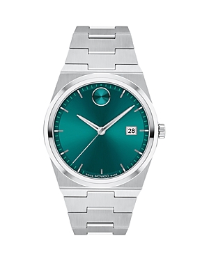 Shop Movado Bold Quest Watch, 40mm In Green/silver