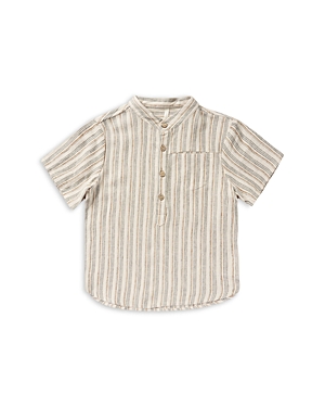 Rylee + Cru Boys' Mason Short Sleeve Shirt - Little Kid In Nautical