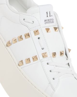 Women's Rockstud Untitled Low Top Platform Sneakers