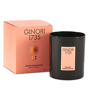 Ginori 1735 Lcdc Orange Renaissance Candle Refill, 6.7 Oz. In White