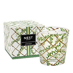 Nest New York Santorini Olive & Citron Luxury 4-Wick Specialty Candle 47.3 oz.