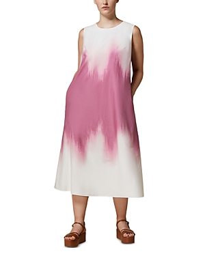 Marina Rinaldi Riga Sleeveless Midi Dress In Pink