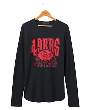 Shop Junk Food Clothing 49ers Classic Thermal Tee In True Black