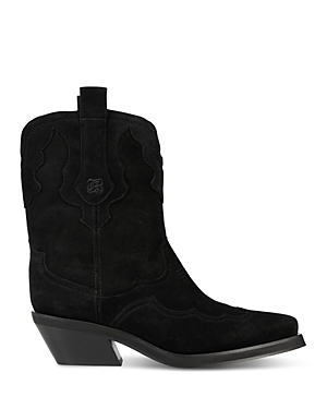 The Kooples Women's Santiag Pull On Boots In Black