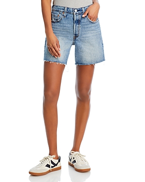 Levi's 501 Mid Thigh Denim Shorts In Odeon