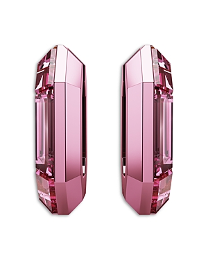 Shop Swarovski Lucent Crystal Statement Earrings In Pink