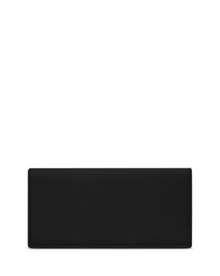 Tiny Cassandre Flat Wallet in Grained Leather