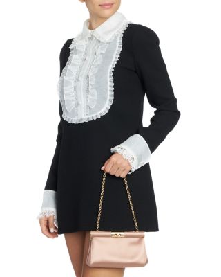 Satin Convertible Shoulder Bag