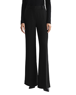 Reiss Petite Margeaux Wide Leg Pants In Black