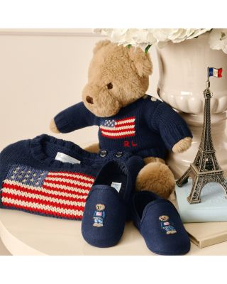  Small Flag-Sweater Polo Bear - Baby