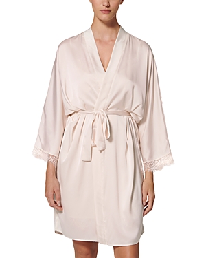 Satin Secrets Kimono Robe