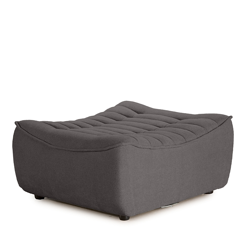 Giuseppe Nicoletti Trattino Ottoman In Riccio Grigio