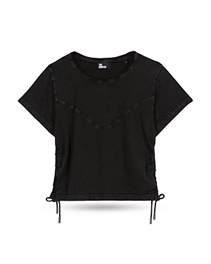 The Kooples Cotton Side Lace Tee