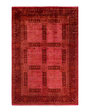 Bloomingdale's Fine Vibrance M1080 Area Rug, 6'2 X 9'2 In Pink