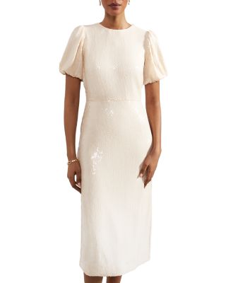 HOBBS LONDON - Tamzin Sequin Sheath Dress