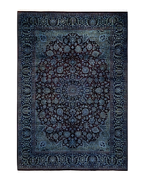 Bloomingdale's Fine Vibrance M1676 Area Rug, 6'3 X 9' In Blue