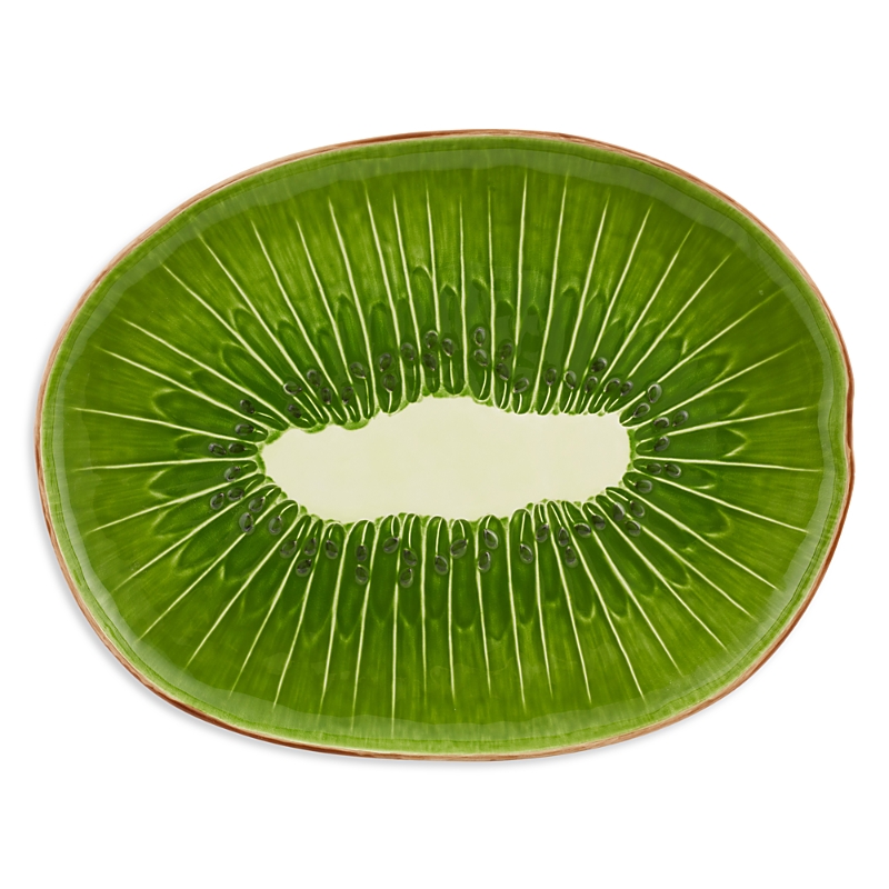 Bordallo Pinheiro Kiwi Serving Platter In Kiwi
