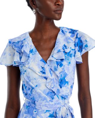 Asymmetric Ruffled Dress
