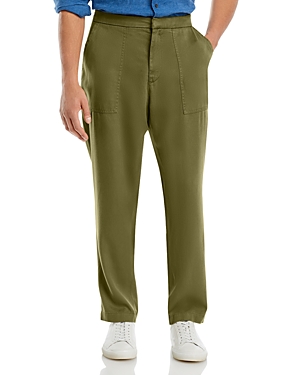 Officine Generale Paolo Fatigue Pigment Dyed Pants In Cardamome
