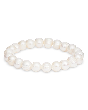Aqua Cultured Freshwater Pearl Bracelet - 100% Exclusive In White