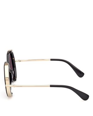 Liz Geometric Sunglasses, 55mm