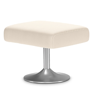 American Leather Luca Comfort Relax Swivel Ottoman In Dolce Cream