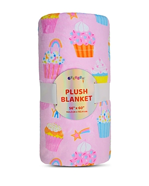 Iscream Unisex Plush Blanket - Ages 3+ In Cupcake Party