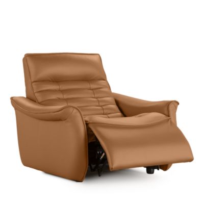 Trattino Power Reclining Leather Chair