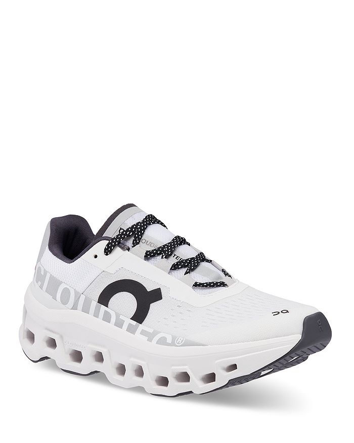 On Cloudmster Running Shoe In All White