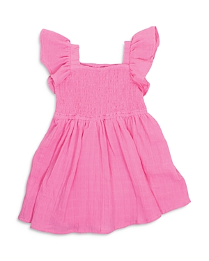 Shade Critters Girls' Pink Smocked Cover Up Dress - Little Kid, Big Kid