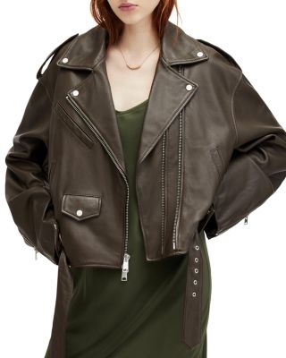 ALLSAINTS Dayle Leather Moto Jacket | Bloomingdale's