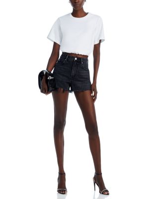 High Waisted Destructed Shorts