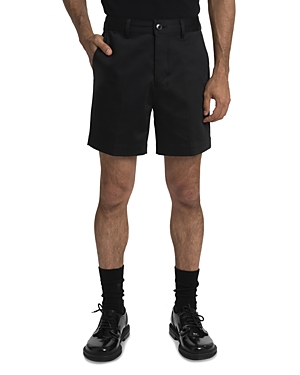 Ami Alexandre Mattiussi Cotton Chino Shorts In Black
